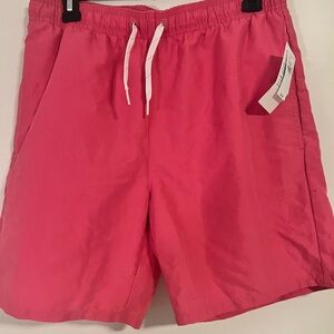 Old Navy Men's Bright Pink Swim Trunks
